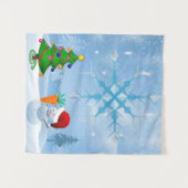 Tapisseries Bonhomme de neige (Devant (Horizontal))