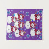 Tapisseries Bonhomme de neige (Devant (Horizontal))