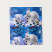 Tapisseries Bonhomme de neige (Devant)
