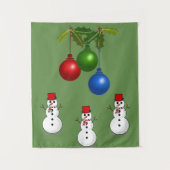 Tapisseries Bonhomme de neige (Devant)