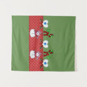 Tapisseries Bonhomme de neige (Devant (Horizontal))