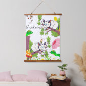 Tapisseries coupées en bois Possum Frog Chicks Flo (Chambre à coucher)
