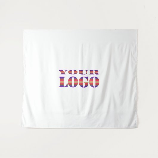 Tapisseries de douche de mariée Ajouter un logo Cr (Devant (Horizontal))