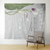 Tapisseries de fond avec photo de lys calla violet (En situation (horizontale))