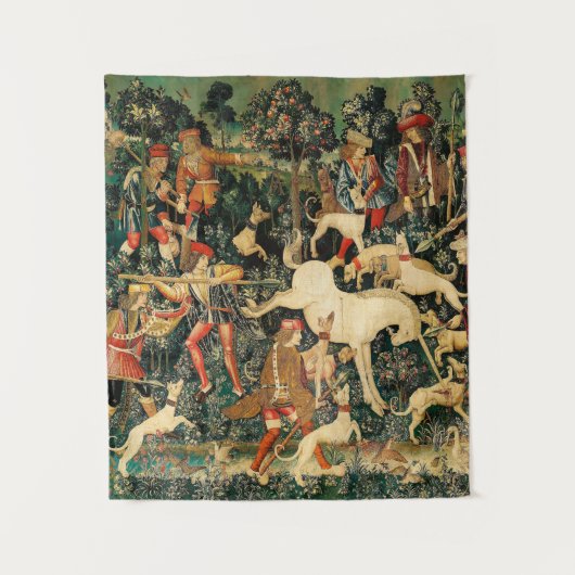 Tapisseries de licorne Classique médiéval défend l (Devant)