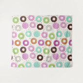 Tapisseries de motif de beignet (Devant (Horizontal))