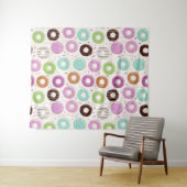 Tapisseries de motif de beignet (En situation (horizontale))