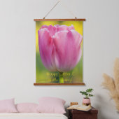 Tapisseries de Tulipe rose printemps (Chambre à coucher)