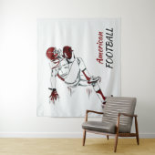 Tapisseries du Lecteur de football de texte person (En situation)