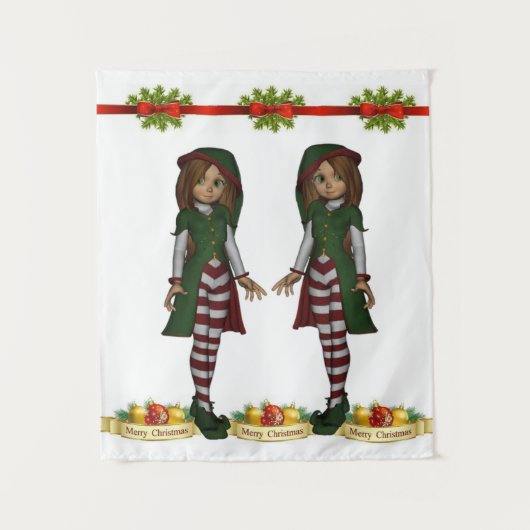 Tapisseries Elfe de Noël (Devant)