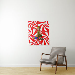 Tapisseries Elfe de Noël