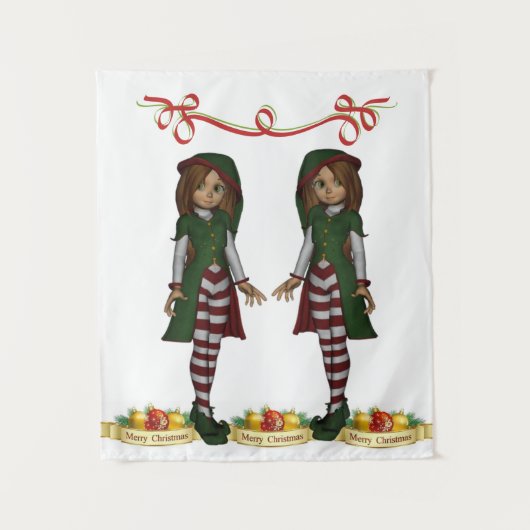 Tapisseries Elfe de Noël (Devant)