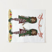 Tapisseries Elfe de Noël (Devant (Horizontal))