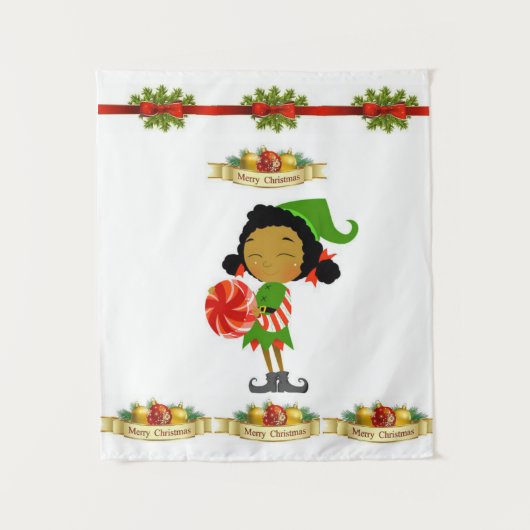 Tapisseries Elfe de Noël (Devant)