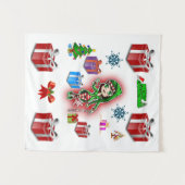 Tapisseries Elfe de Noël (Devant (Horizontal))