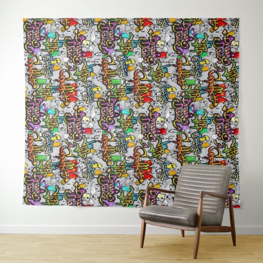 Tapisseries Hip hop (En situation (horizontale))