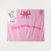 Tapisseries joyeux anniversaire (Devant (Horizontal))