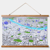 Tapisseries Londres triples 3D (Recto)