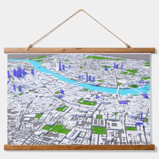 Tapisseries Londres triples 3D (Recto)