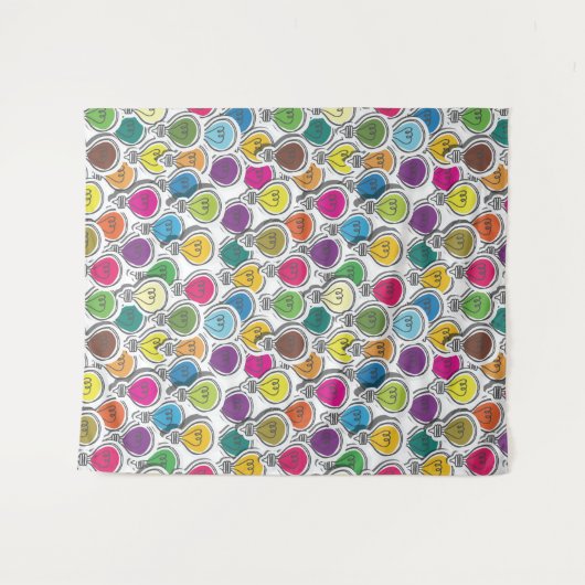 Tapisseries Motif d'ampoules (Devant (Horizontal))