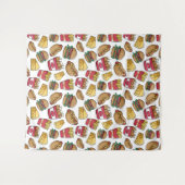 Tapisseries Motif Fast Food (Devant (Horizontal))