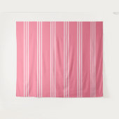 Tapisseries Motifs à rayures roses (Devant (Horizontal))