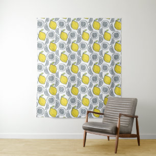 Tapisseries Motifs au citron