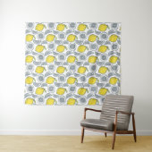 Tapisseries Motifs au citron (En situation (horizontale))