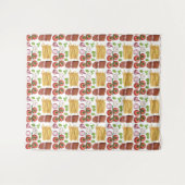 Tapisseries Motifs de pâtes (Devant (Horizontal))