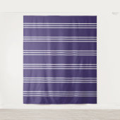 Tapisseries Motifs Purple Stripes (Devant)
