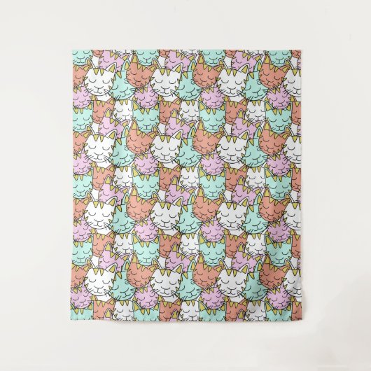 Tapisseries Motifs Sleepy Cats (Devant)