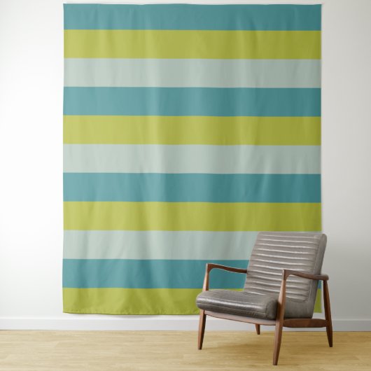 Tapisseries motifs Tri-Color Stripes (En situation)