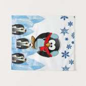 Tapisseries Noël Pingouin (Devant (Horizontal))