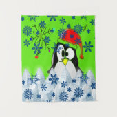 Tapisseries Penguin de Noël (Devant)