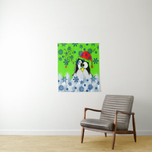 Tapisseries Penguin de Noël