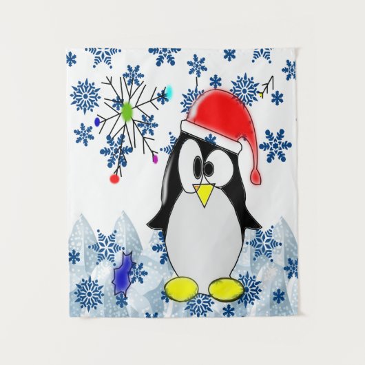 Tapisseries Penguin de Noël (Devant)