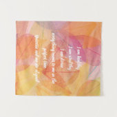 Tapisseries personnalisées de citations de guériso (Devant (Horizontal))