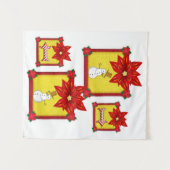 Tapisseries Poinsettia (Devant (Horizontal))