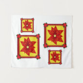 Tapisseries Poinsettia (Devant (Horizontal))