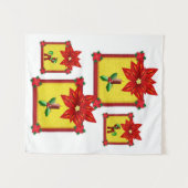 Tapisseries Poinsettia (Devant (Horizontal))