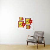 Tapisseries Poinsettia (En situation (horizontale))