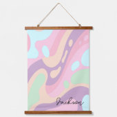 Tapisseries Recouvertes De Bois Joyeux Pastel Colo (Recto)