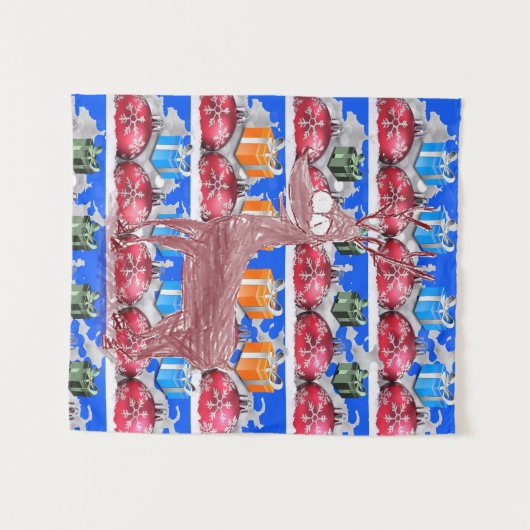 Tapisseries rennes de Noël (Devant (Horizontal))