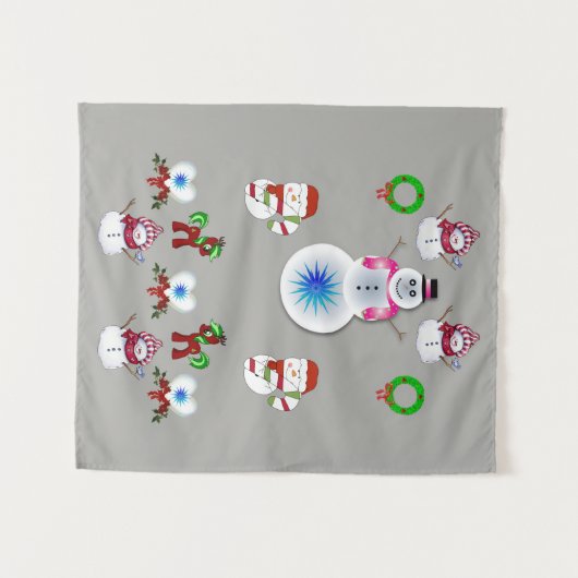 Tapisseries Snowman (Devant (Horizontal))