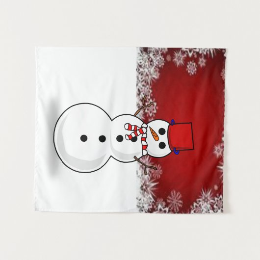 Tapisseries Snowman (Devant (Horizontal))