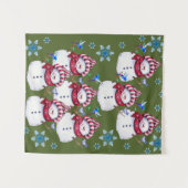 Tapisseries Snowman (Devant (Horizontal))