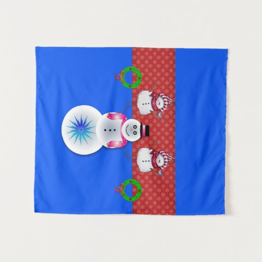 Tapisseries Snowman (Devant (Horizontal))