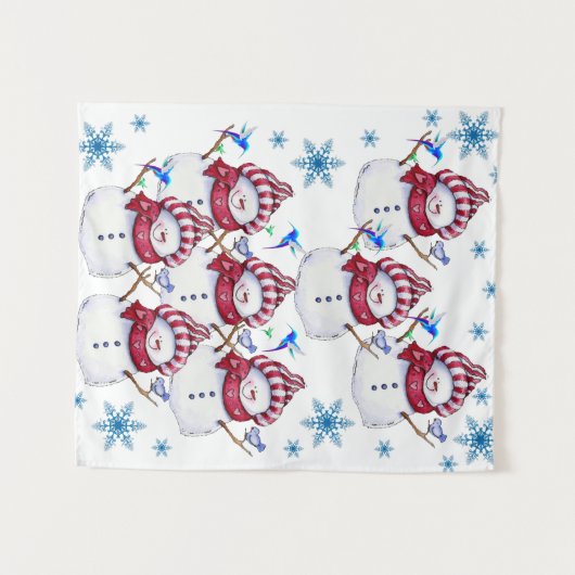 Tapisseries Snowman (Devant (Horizontal))