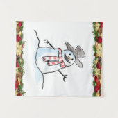 Tapisseries Snowman (Devant (Horizontal))