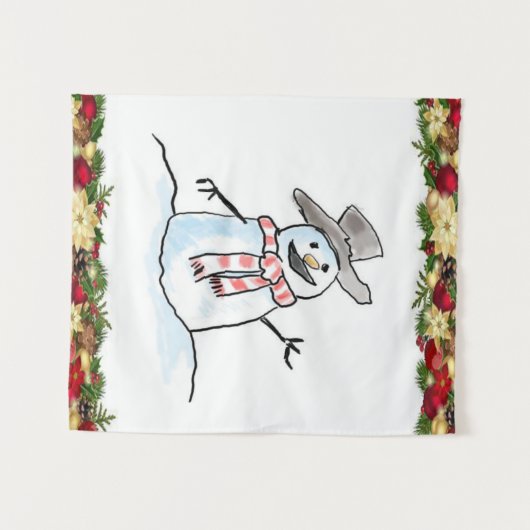 Tapisseries Snowman (Devant (Horizontal))